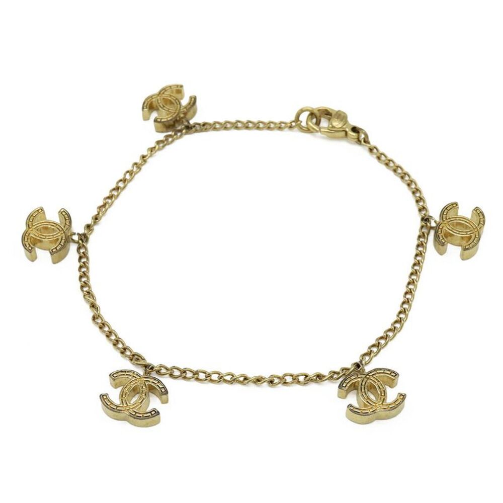 Chanel Matelasse Coco Mark Chain Bracelet